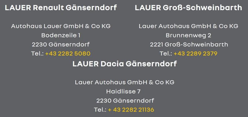 LAUER Gänserndorf Renault