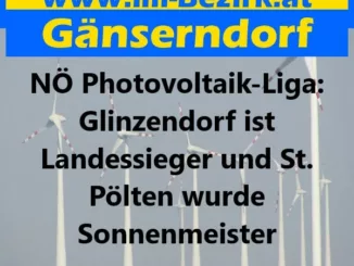 NOe Photovoltaik Liga Glinzendorf ist Landessieger und St. Poelten wurde Sonnenmeister min