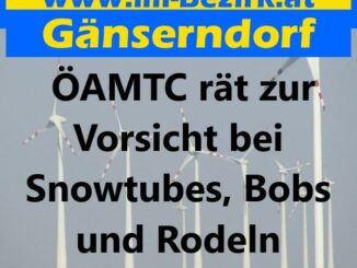 OeAMTC raet zur Vorsicht bei Snowtubes Bobs und Rodeln min