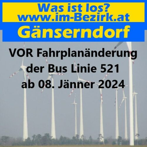 Bus Linie 521 min