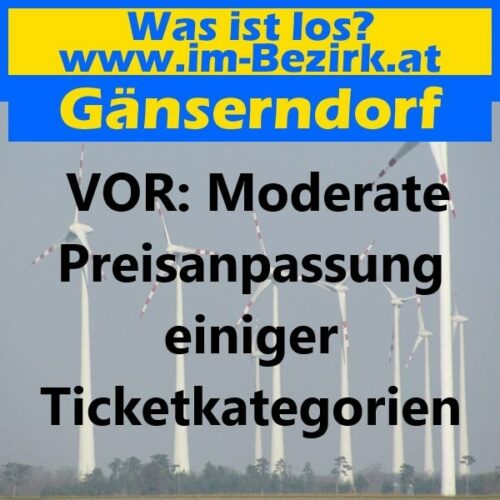 Moderate Preisanpassung einiger Ticketkategorien min