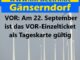 VOR: Am 22. September ist das VOR-Einzelticket als Tageskarte gültig