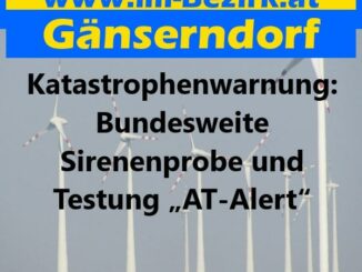 Katastrophenwarnung: Bundesweite Sirenenprobe und Testung „AT-Alert“