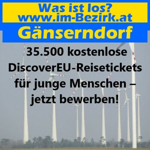 35.500 kostenlose DiscoverEU-Reisetickets für junge Menschen – jetzt bewerben!