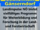 Landimpulse NÖ bietet vielfältiges Programm für Weiterbildung und Forschung in der Land- und Forstwirtschaft